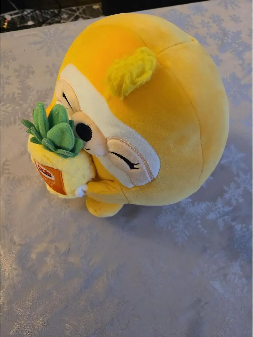 Dole Tropical Gold Sloth Plush Squishmallow-Style Stuffed Animal